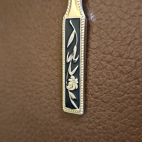 Vintage Floral Guilloce Collector's Spoon - Picture 6 of 6